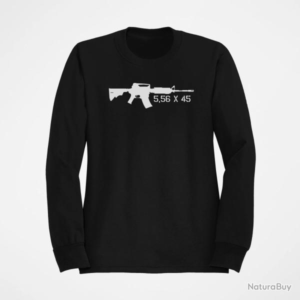 Sweat ARMES AR15 M16 M4 5.56�45 Noir