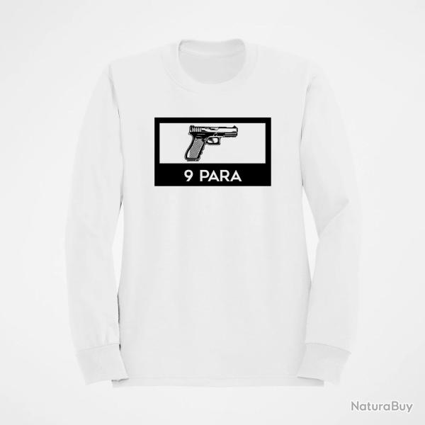 Sweat ARMES Glock 9 Para Blanc