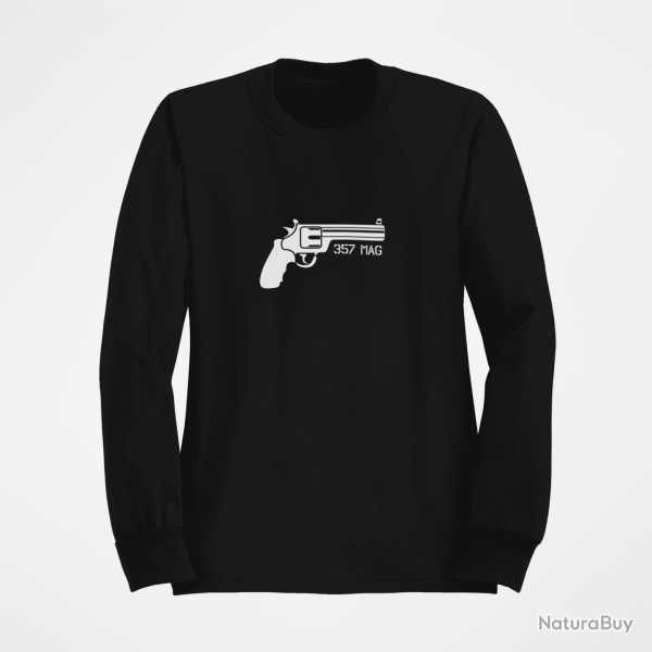 Sweat Revolver 357 mag Noir