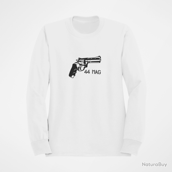 Sweat Revolver 44 mag Blanc