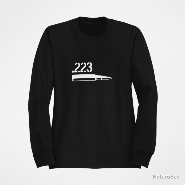 Sweat CARTOUCHE 223 rem Noir