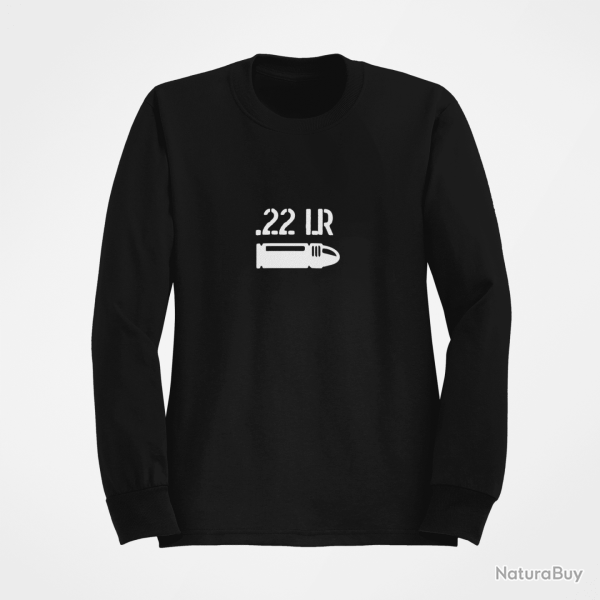 Sweat CARTOUCHE 22LR Noir