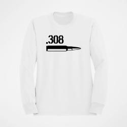 Sweat CARTOUCHE 308win Blanc