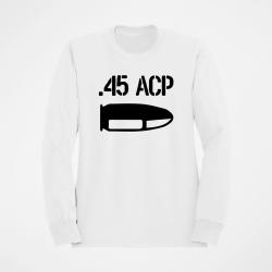 Sweat CARTOUCHE 45 ACP Blanc