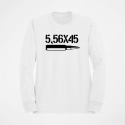 Sweat CARTOUCHE 5.56 Blanc