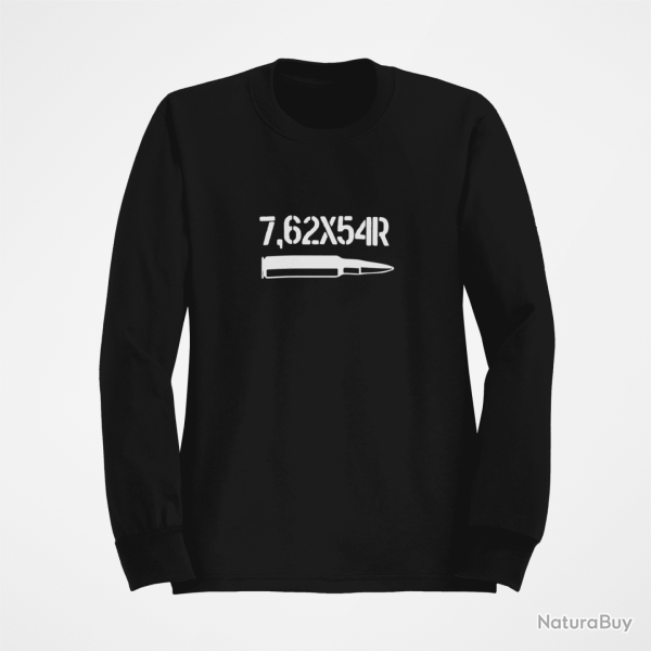 Sweat CARTOUCHE 7.62x54r Noir