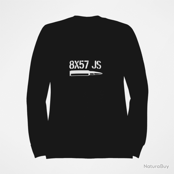 Sweat CARTOUCHE 8x57 JS Noir