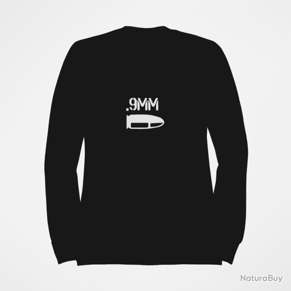 Sweat CARTOUCHE 9mm Noir