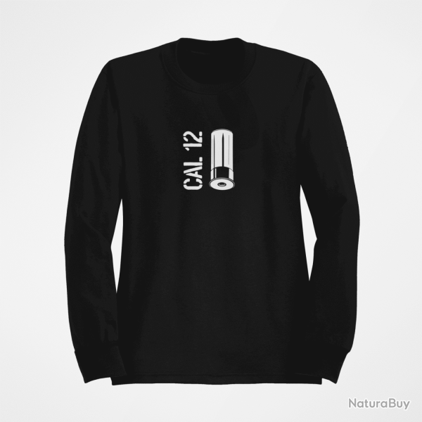 Sweat CARTOUCHE Calibre 12 Noir