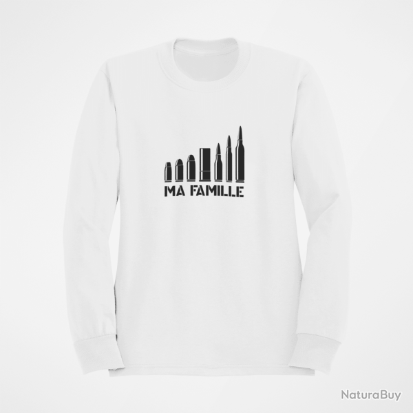 Sweat CARTOUCHES Blanc