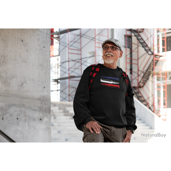 SWEAT CARTOUCHE Drapeau Franais