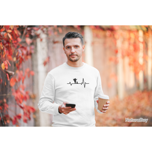 SWEAT CHASSE Battement de coeur