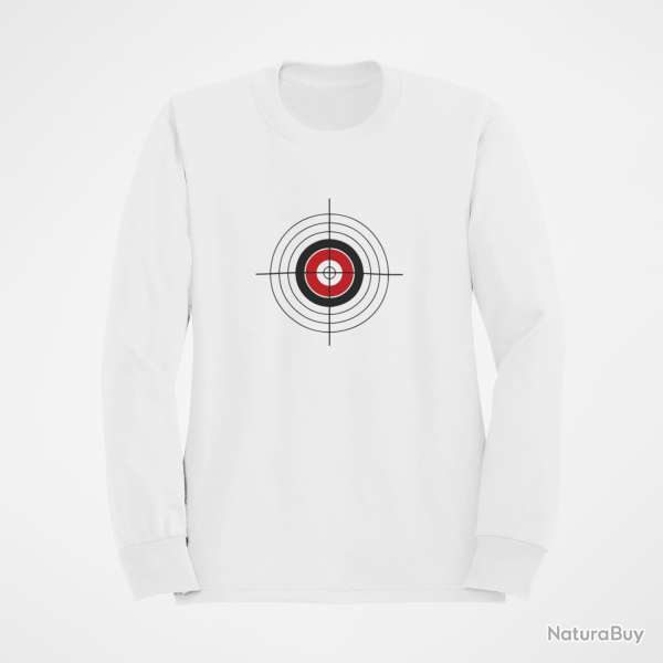 Sweat TARGET CIBLE Rouge Blanc