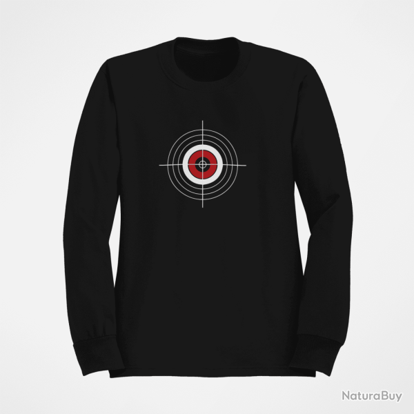 Sweat TARGET CIBLE Rouge Noir