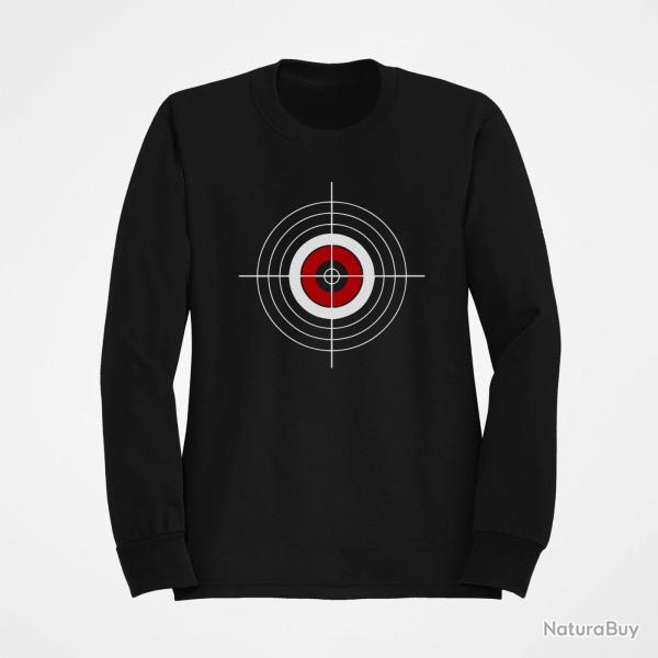 Sweat TARGET CIBLE Rouge Noir