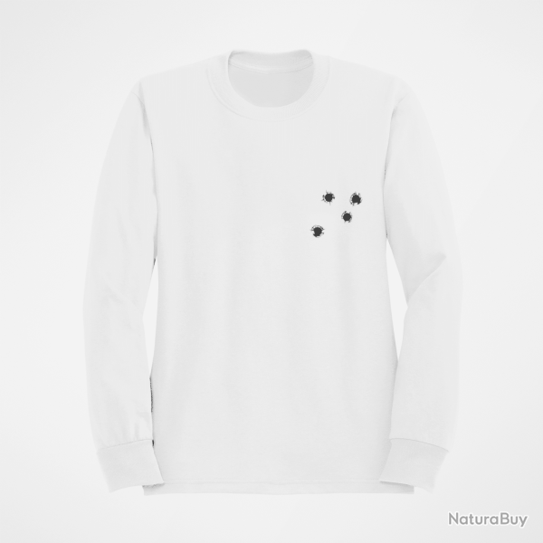 Sweat Impact de balles Coeur Blanc