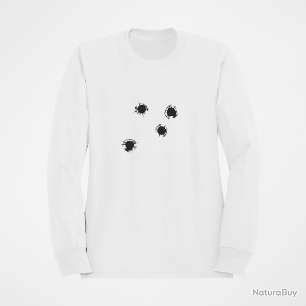 Sweat IMPACTS DE BALLES Blanc