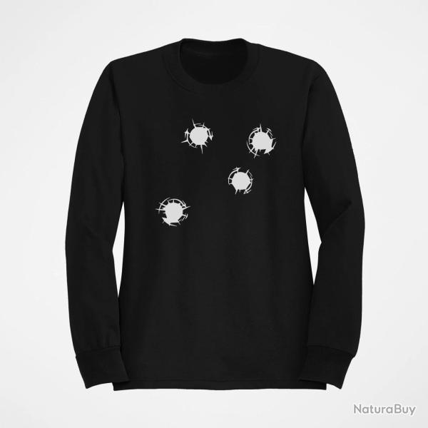 Sweat IMPACTS DE BALLES Noir