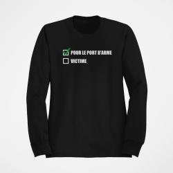 Sweat PORT D ARMES Noir