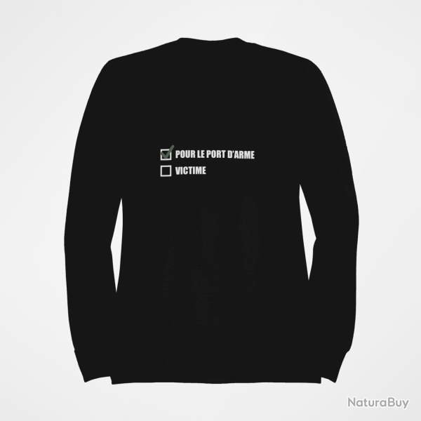 Sweat PORT D ARMES Noir