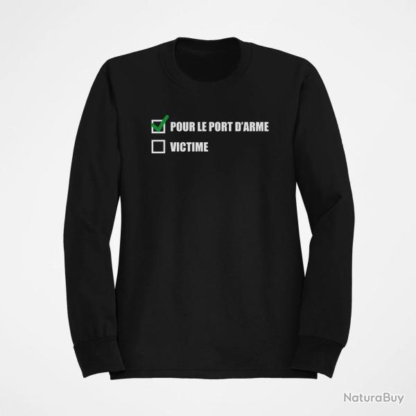 Sweat PORT D ARMES Noir