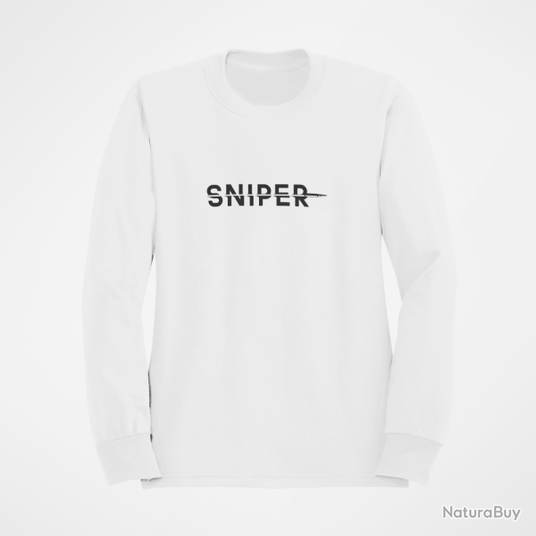 Sweat SNIPER Blanc