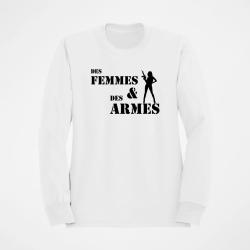 Sweat DES FEMMES DES ARMES Blanc