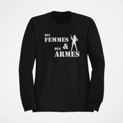 Sweat DES FEMMES DES ARMES Noir