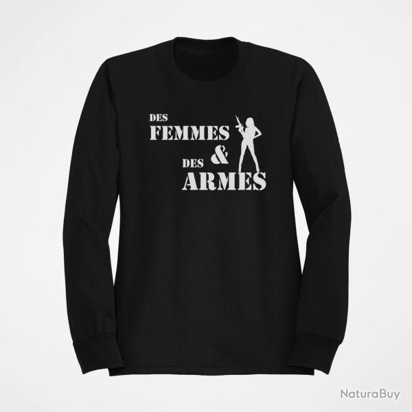 Sweat DES FEMMES DES ARMES Noir
