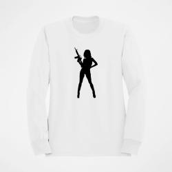 Sweat FEMME AR 15 Blanc