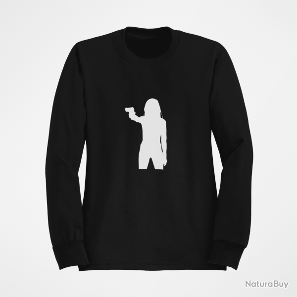 Sweat FEMME Arme de Poing Noir