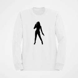 Sweat FEMME James Bond Blanc