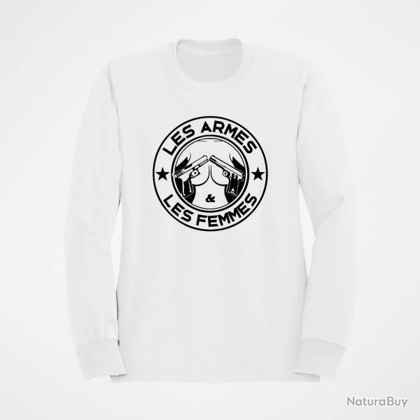 Sweat Les Armes Les Femmes Blanc