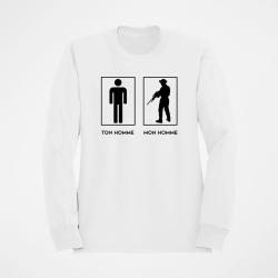 Sweat Ton Homme Mon Homme Blanc