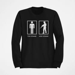 Sweat Ton Homme Mon Homme Noir