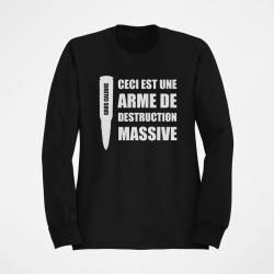 Sweat ARME DE DESTRUCTION MASSIVE Noir