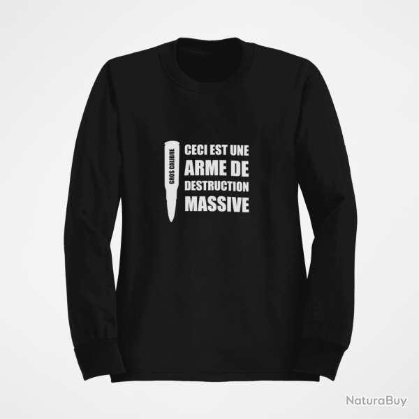 Sweat ARME DE DESTRUCTION MASSIVE Noir