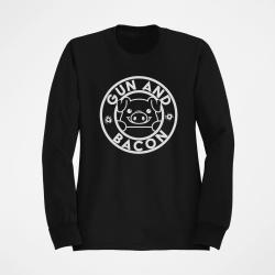 Sweat GUN AND BACON Noir