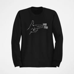 Sweat Humour Pan Pan Noir