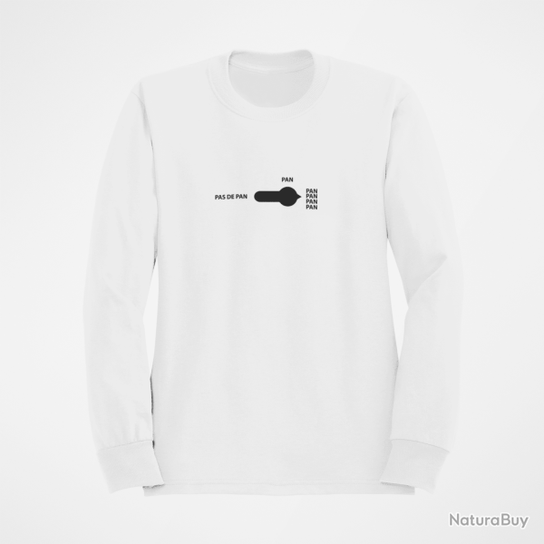 Sweat TIR SPORTIF Pan Blanc