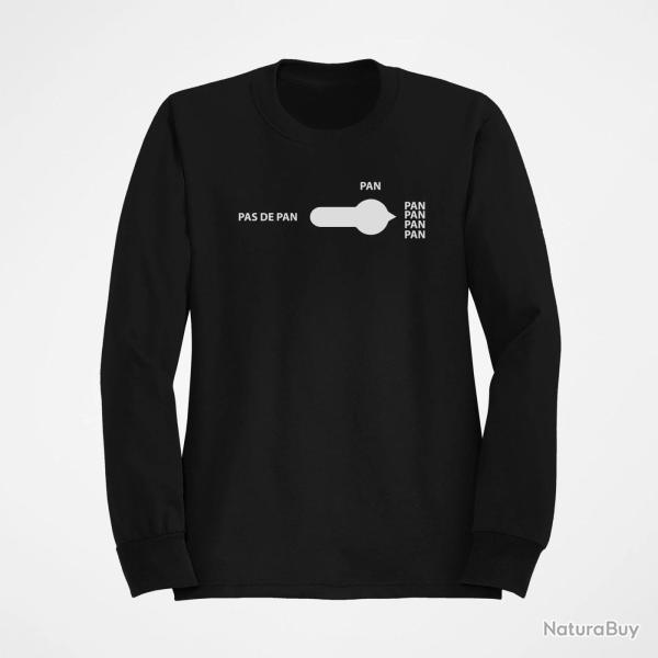 Sweat TIR SPORTIF Pan Noir