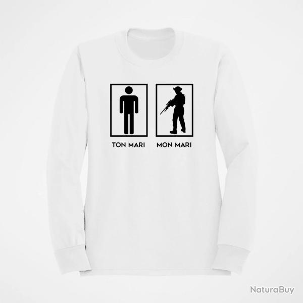 Sweat Ton Mari Mon Mari Blanc