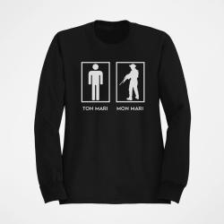 Sweat Ton Mari Mon Mari Noir