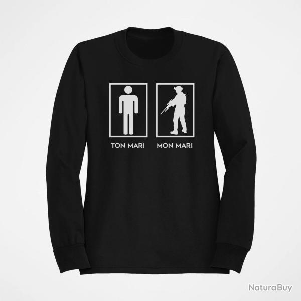 Sweat Ton Mari Mon Mari Noir