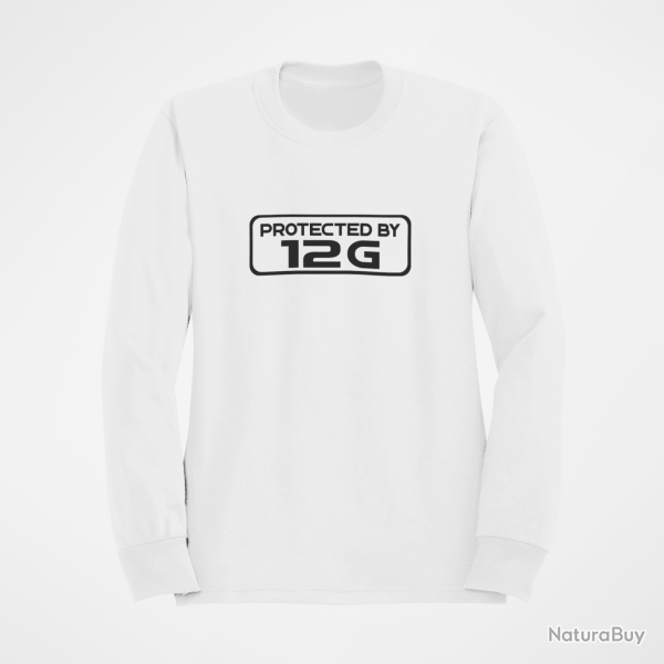 Sweat PROTECTED BY 12G Blanc