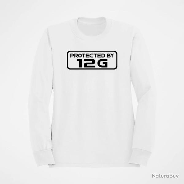 Sweat PROTECTED BY 12G Blanc