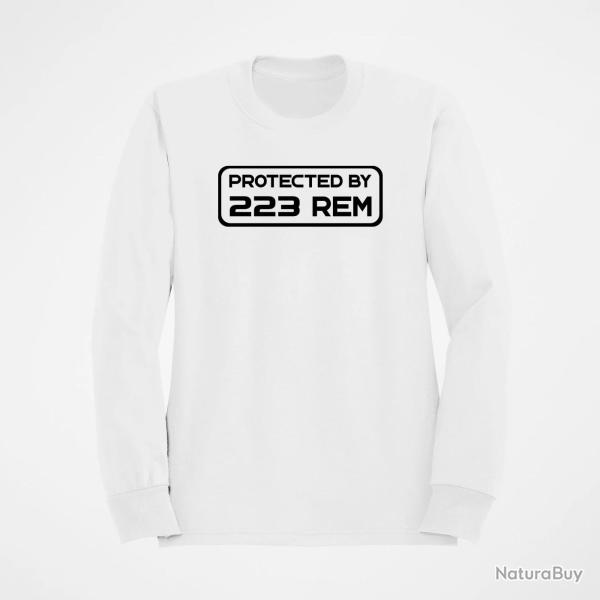 Sweat PROTECTED BY 223 Blanc