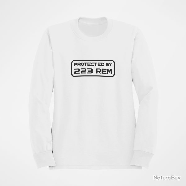 Sweat PROTECTED BY 223 Blanc