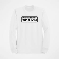 Sweat PROTECTED BY 308 win Blanc