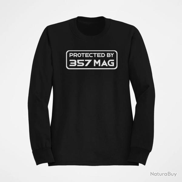 Sweat PROTECTED BY 357 MAG Noir